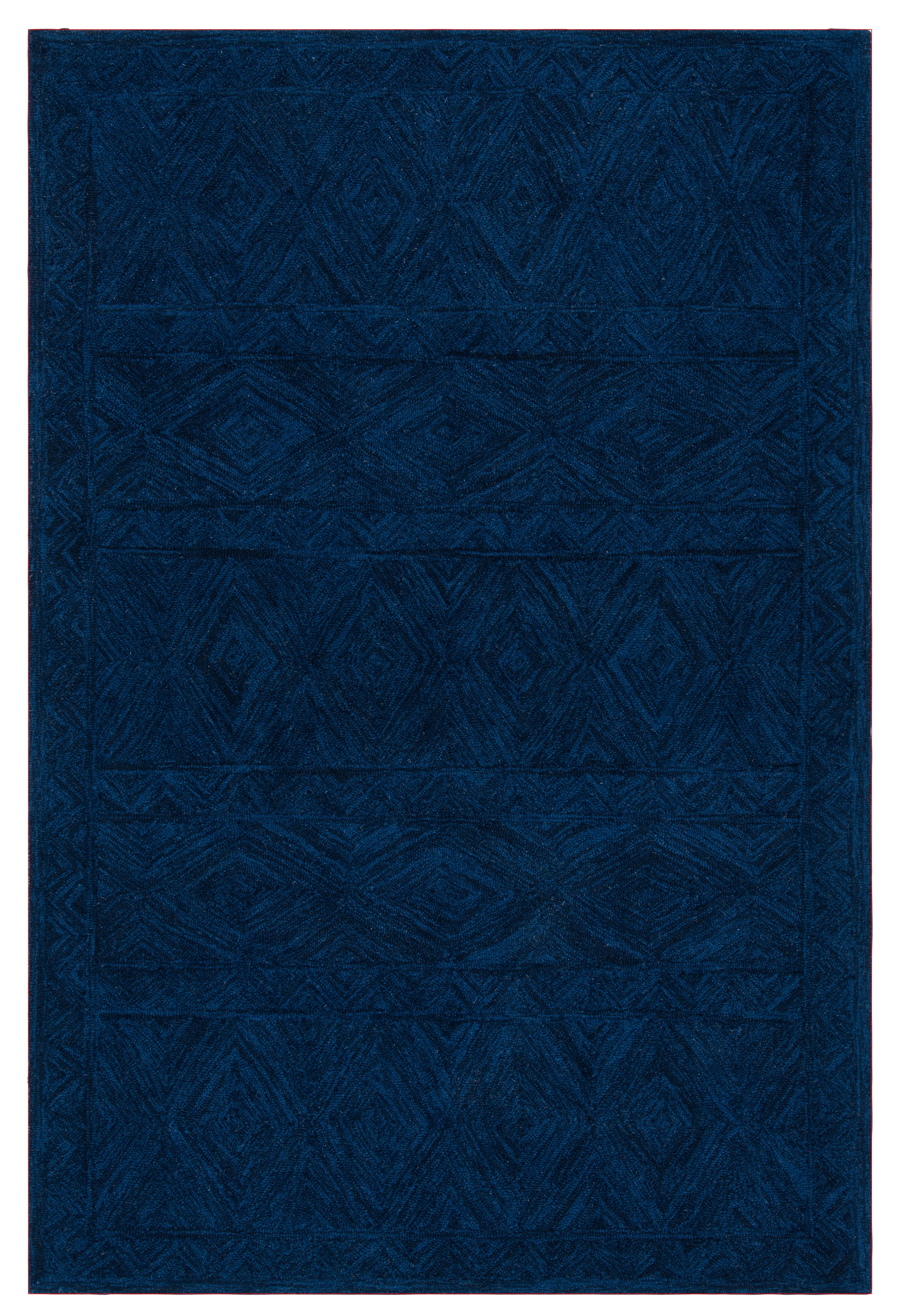 Metro Blue Hand-Tufted Wool 3' x 5' Area Rug