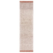 SAFAVIEH Metro Collection MET151Q Handmade Ivory/Red Rug