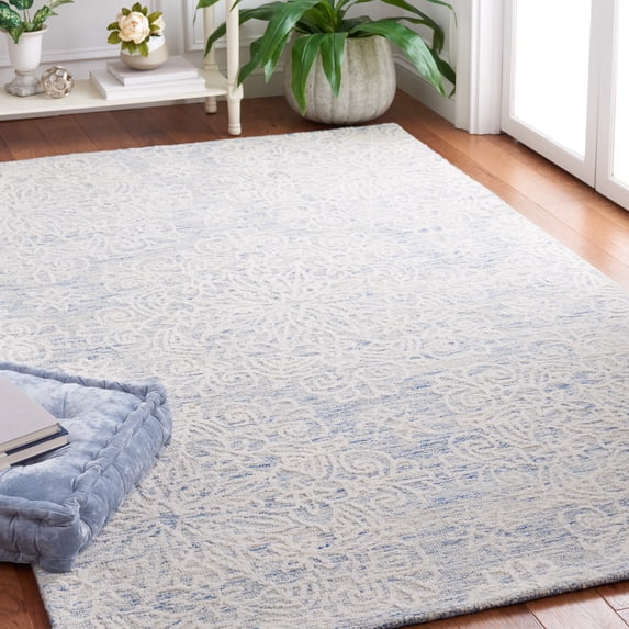 Safavieh Metro Corine Floral Area Rug, Blue/Ivory, 5' x 8'