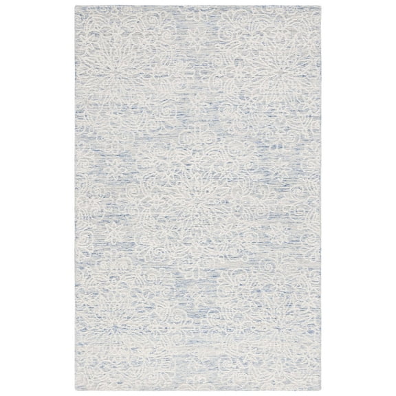 SAFAVIEH Metro Corine Floral Area Rug, Blue/Ivory, 8' x 10'