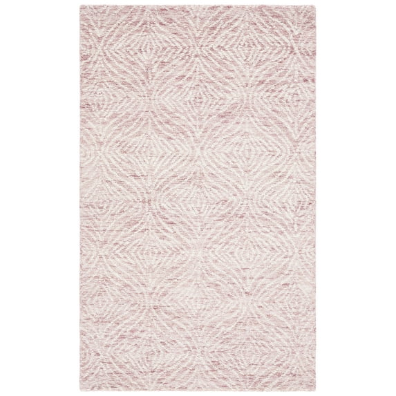 SAFAVIEH Metro Dalach Medallion Area Rug, Dark Pink/Ivory, 3' x 5'