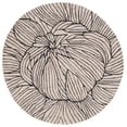 thumbnail image 1 of SAFAVIEH Metro Daragh Geometric Area Rug, Black/Ivory, 6' x 6' Round, 1 of 8