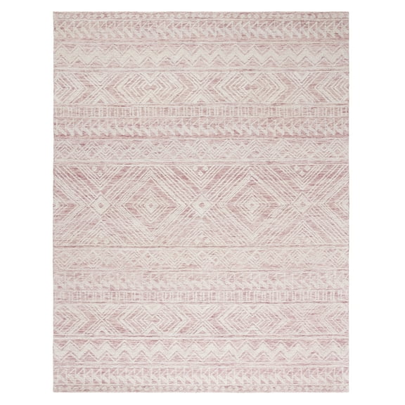 SAFAVIEH Metro Daria Medallion Area Rug, Dark Pink/Ivory, 8' x 10'