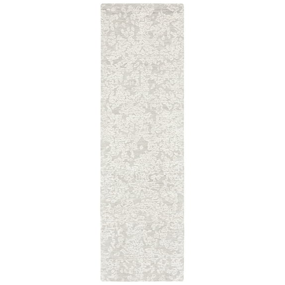 SAFAVIEH Metro Darin Geometric Runner Rug, Light Grey, 2'3" x 8'