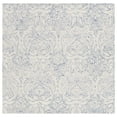 thumbnail image 1 of SAFAVIEH Metro Della Medallion Area Rug, Blue/Ivory, 6' x 6' Square, 1 of 8