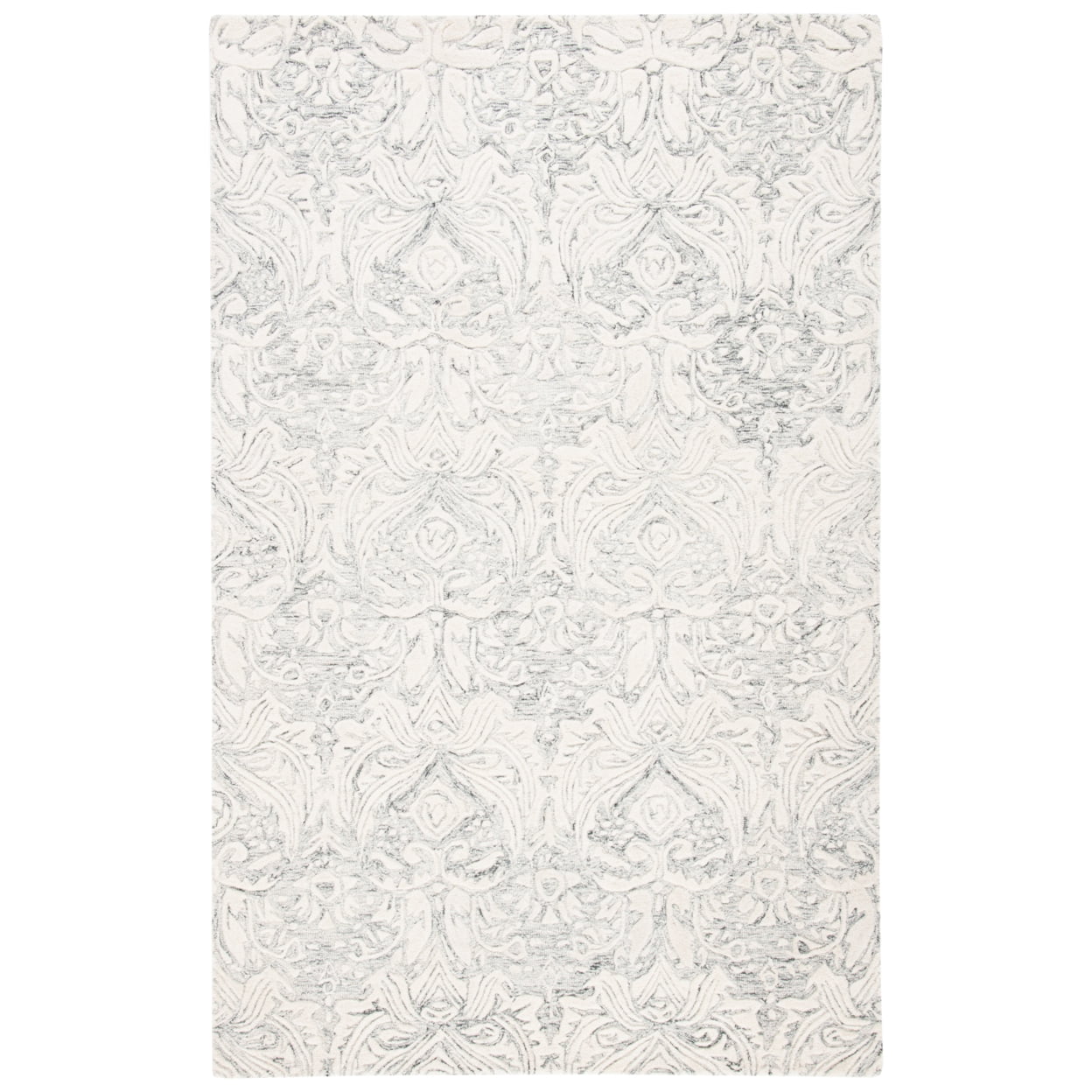 SAFAVIEH Metro Della Medallion Area Rug, Grey/Ivory, 5' x 8'