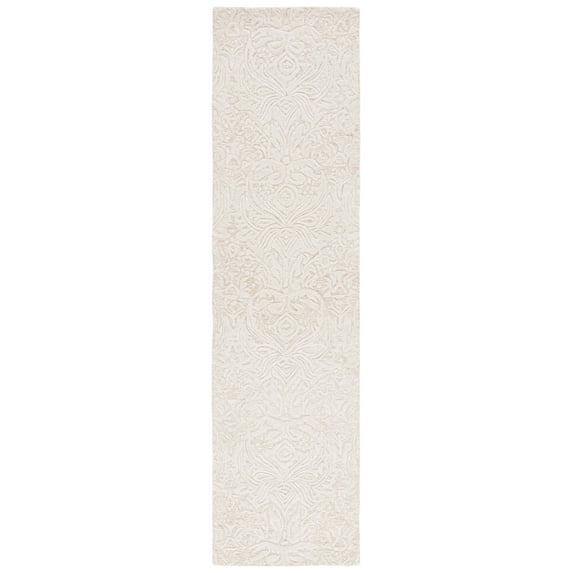 SAFAVIEH Metro Della Medallion Runner Rug, Gold/Ivory, 2'3" x 9'
