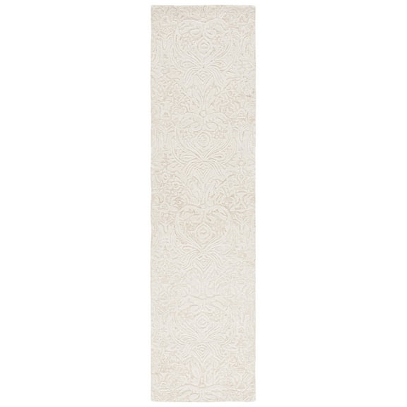 SAFAVIEH Metro Della Medallion Runner Rug, Gold/Ivory, 2'3" x 9'