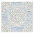 thumbnail image 1 of SAFAVIEH Metro Denholm Medallion Area Rug, Blue/Ivory, 6' x 6' Square, 1 of 8