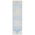 thumbnail image 1 of SAFAVIEH Metro Denholm Medallion Runner Rug, Blue/Ivory, 2'3" x 8', 1 of 8