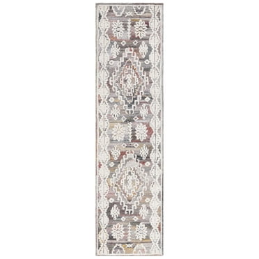 SAFAVIEH Metro Denise Medallion Runner Rug, Red/Ivory, 2'3" x 9'