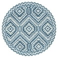 thumbnail image 1 of SAFAVIEH Metro Desi Medallion Area Rug, Blue/Ivory, 6' x 6' Round, 1 of 8