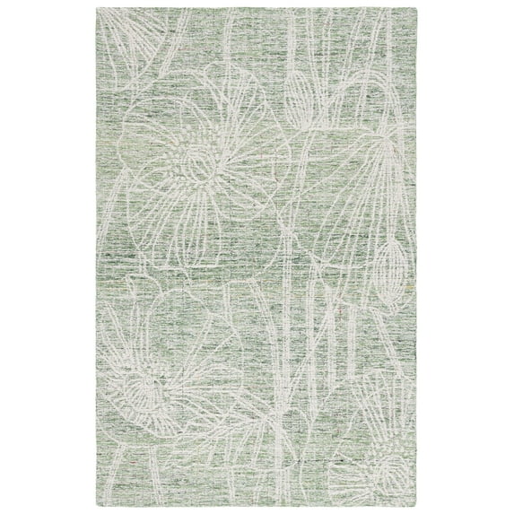 SAFAVIEH Metro Devona Floral Area Rug, Green/Ivory, 8' x 10'