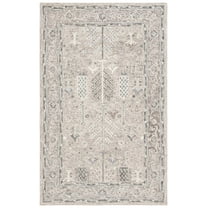 SAFAVIEH Metro Deziree Medallion Area Rug, Gray/Ivory, 8' x 10'