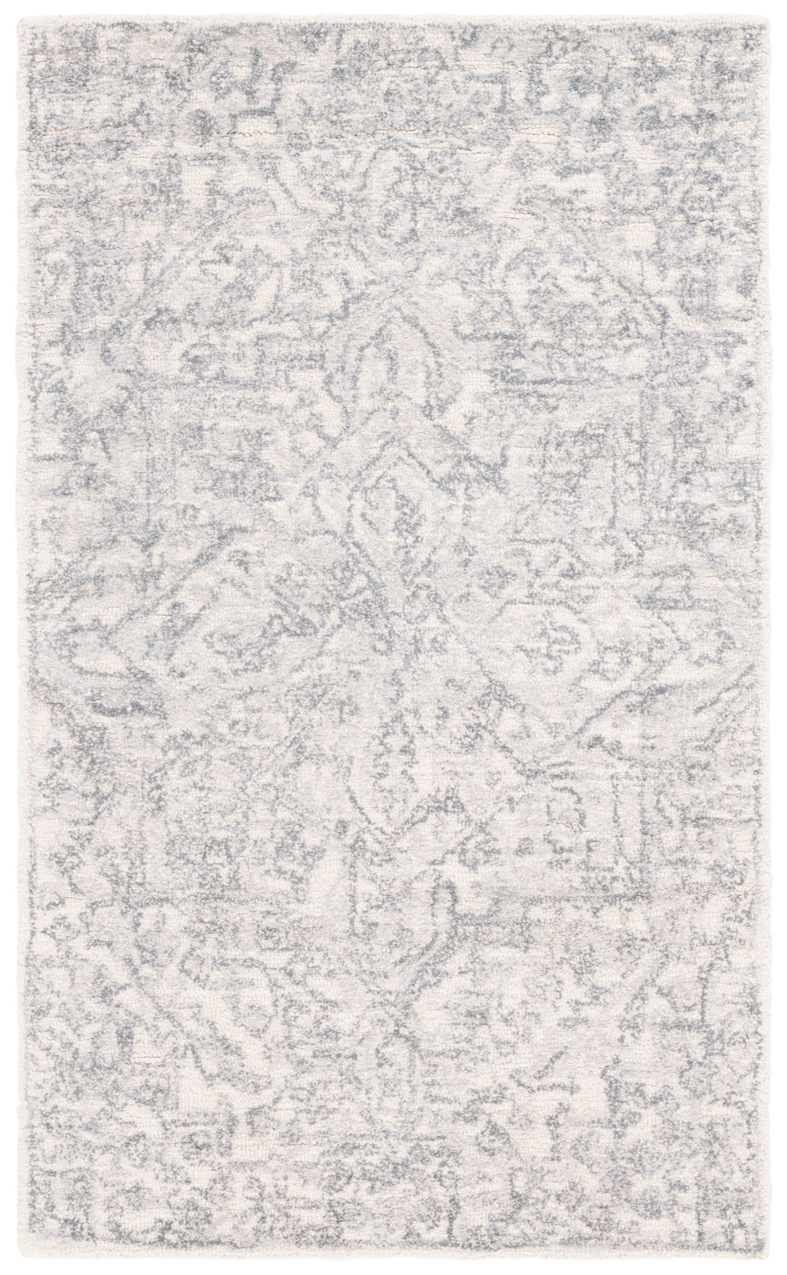 SAFAVIEH Metro Dimitri Medallion Area Rug, Ivory/Grey, 4' x 6'