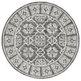 thumbnail image 1 of SAFAVIEH Metro Donella Medallion Area Rug, Black/Ivory, 6' x 6' Round, 1 of 8