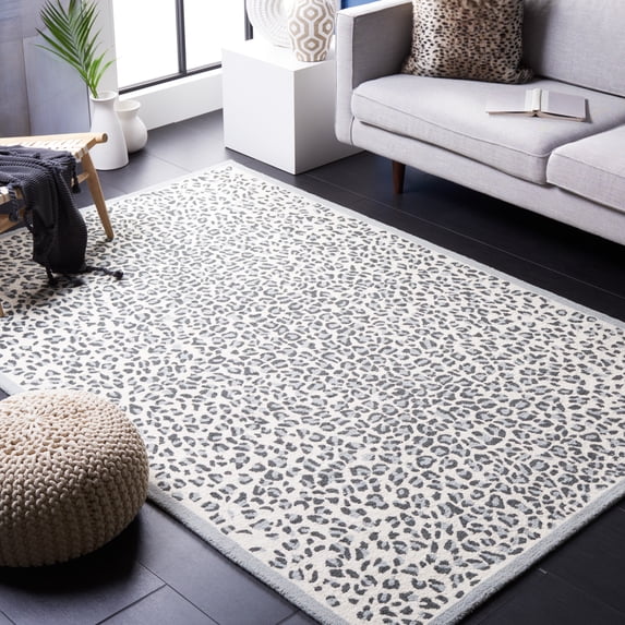 Safavieh Metro Drew Animal Area Rug, Gray/Ivory, 5' x 8'