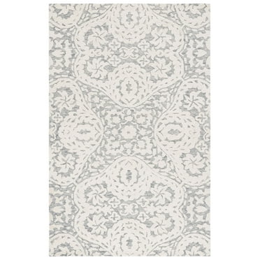 SAFAVIEH Metro Egbert Medallion Area Rug, Ivory/Grey, 8' x 10'