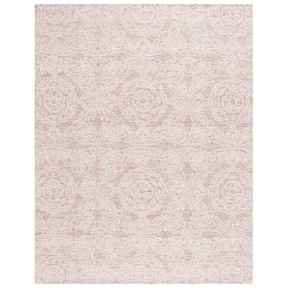 SAFAVIEH Metro Elmer Medallion Area Rug, Dark Pink/Ivory, 8' x 10'