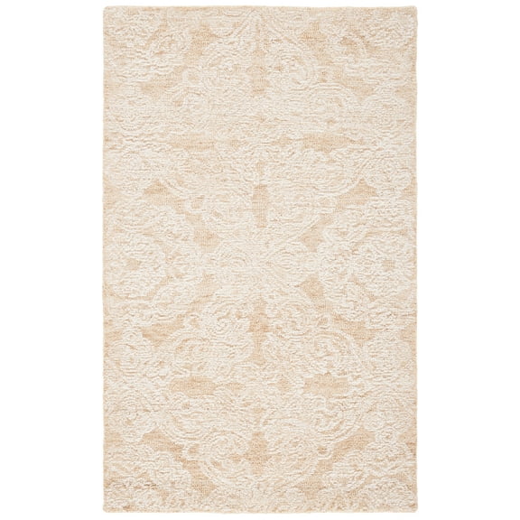 SAFAVIEH Metro Elmer Medallion Area Rug, Gold/Ivory, 3' x 5'
