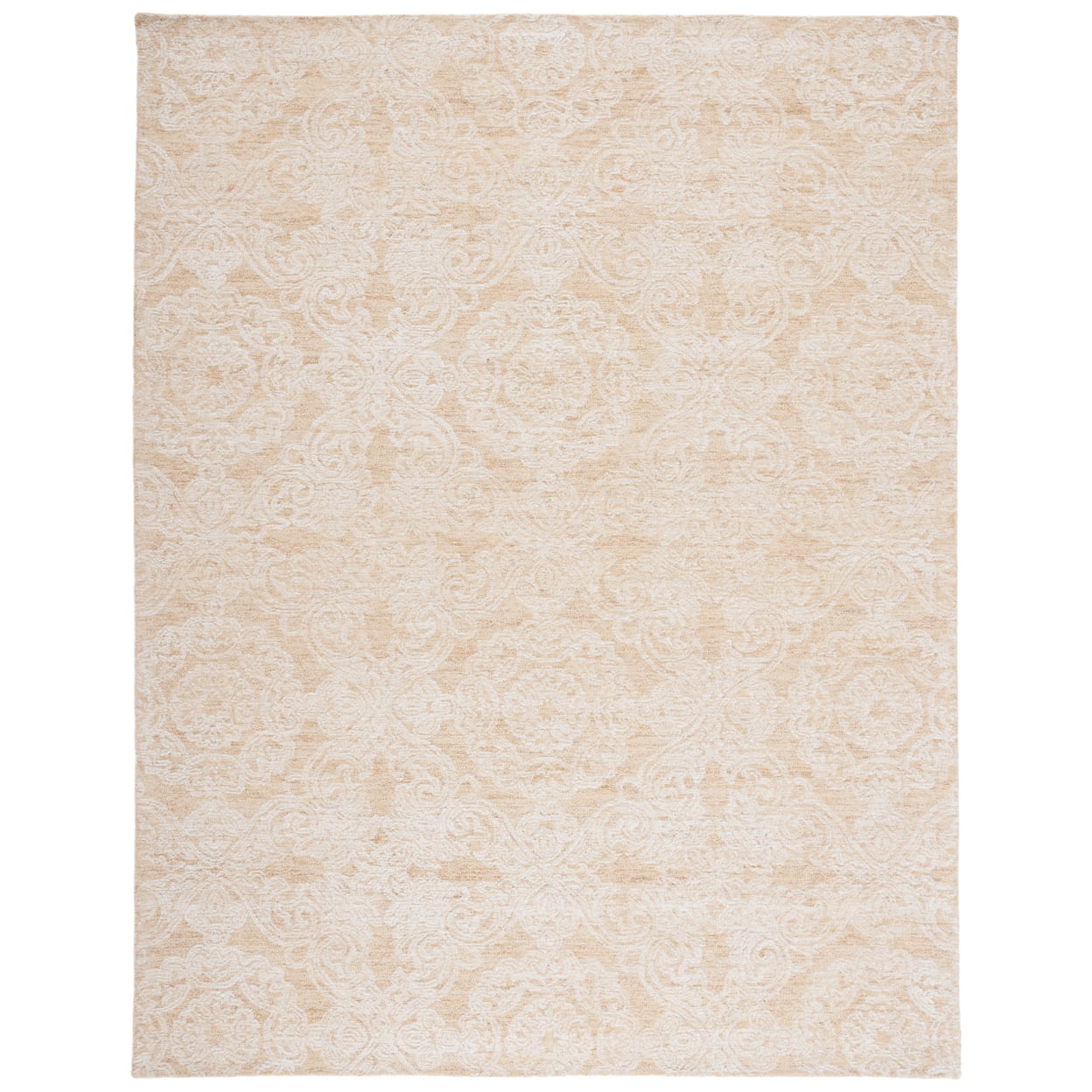 Elmer Library Rug SAFAVIEH Metro Elmer Medallion Area Rug, Gold/Ivory, 8' x 10' - Walmart.com