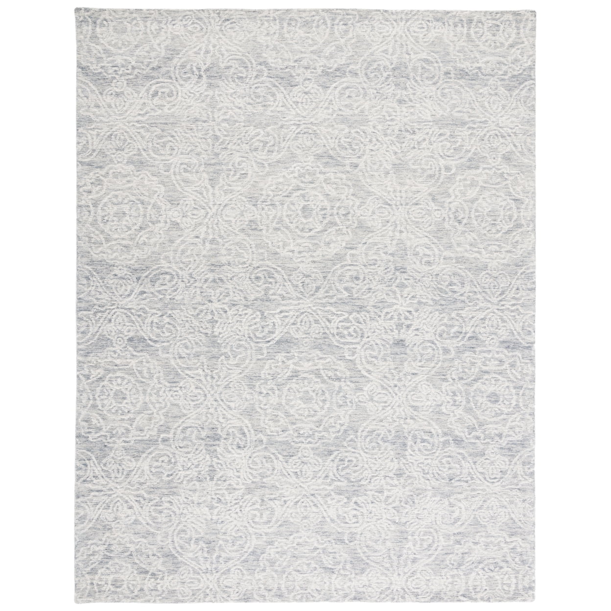 Ivory Hand-Tufted Wool 6' x 9' Rectangular Rug