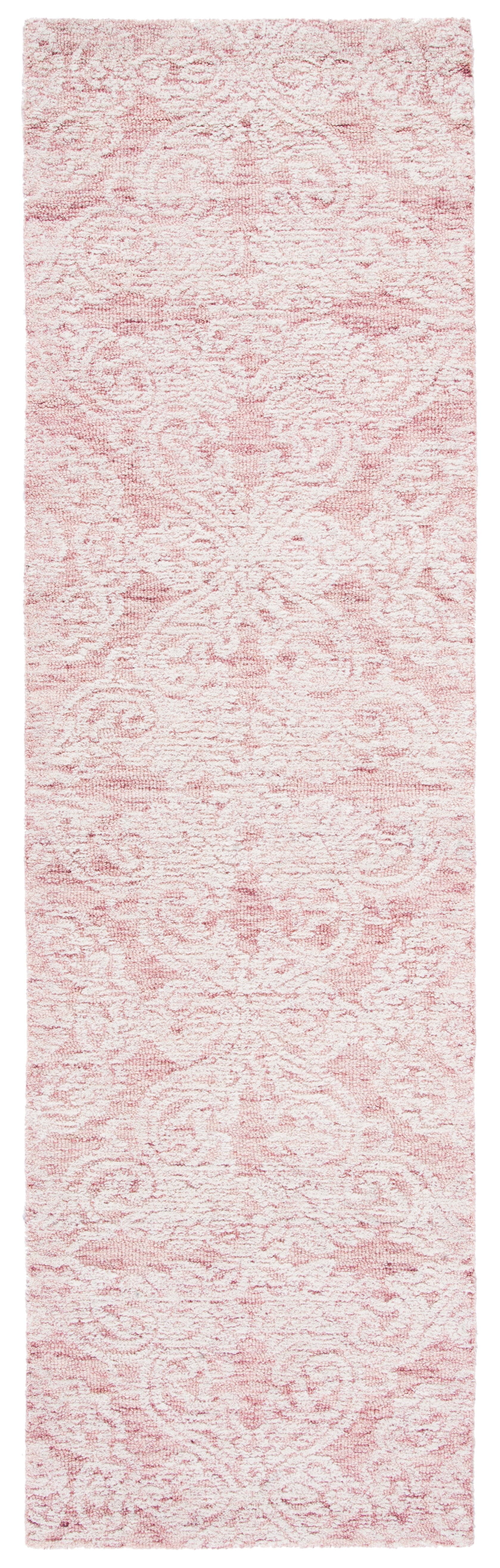 Elmer Library Rug SAFAVIEH Metro Elmer Medallion Runner Rug, Dark Pink/Ivory, 2'3