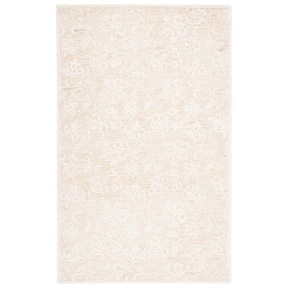 SAFAVIEH Metro Elvina Floral Area Rug, Gold/Ivory, 4' x 6'