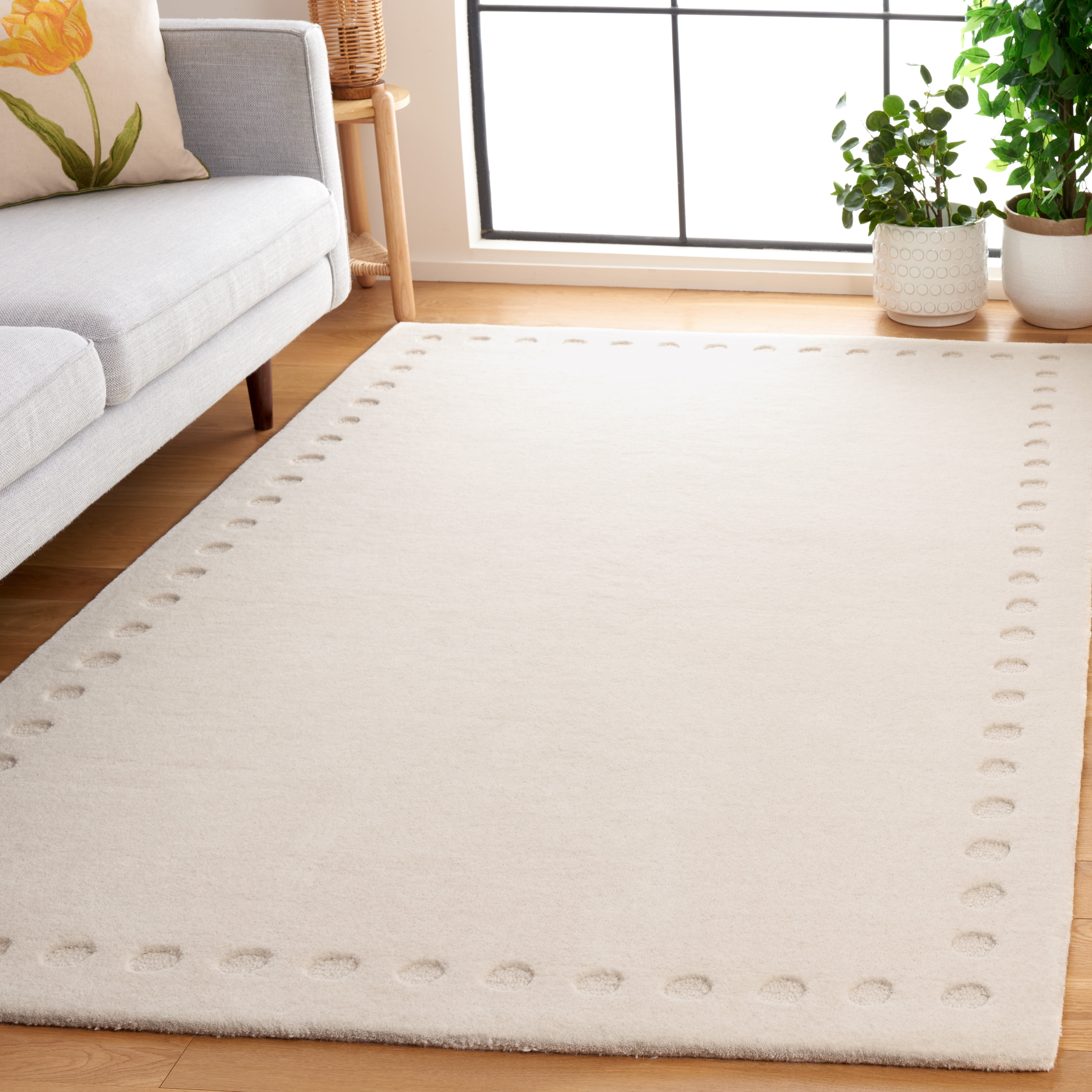 Safavieh Metro Emory Bordered Area Rug, Ivory, 4' x 6'