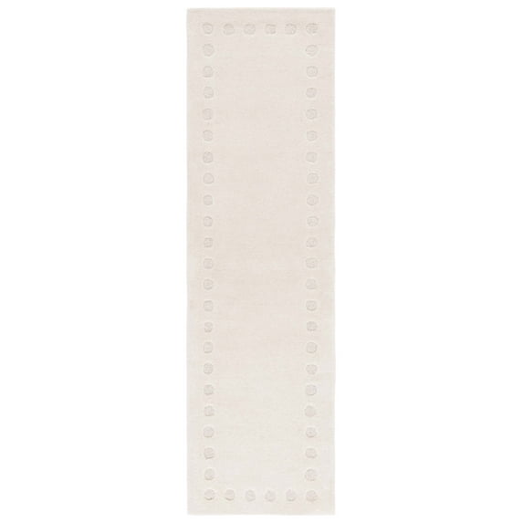 SAFAVIEH Metro Emory Bordered Runner Rug, Ivory, 2'3" x 8'