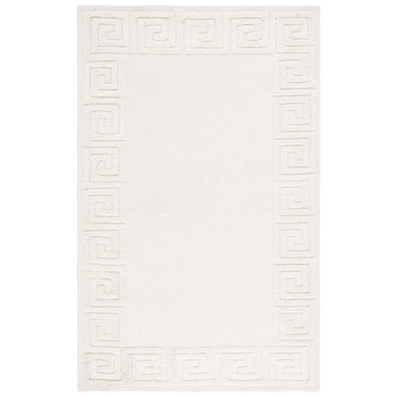 SAFAVIEH Metro Ethelred Bordered Area Rug, Ivory, 8' x 10'