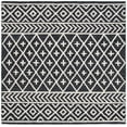 thumbnail image 1 of SAFAVIEH Metro Fletcher Medallion Area Rug, Black/Ivory, 6' x 6' Square, 1 of 8
