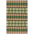 thumbnail image 1 of SAFAVIEH Metro Franco Checkered Area Rug, Green/Gold, 8' x 10', 1 of 8