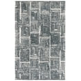 thumbnail image 1 of SAFAVIEH Metro Fulton Distressed Area Rug, Black/Ivory, 8' x 10', 1 of 8