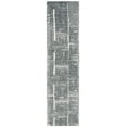 thumbnail image 1 of SAFAVIEH Metro Fulton Distressed Runner Rug, Black/Ivory, 2'3" x 9', 1 of 8