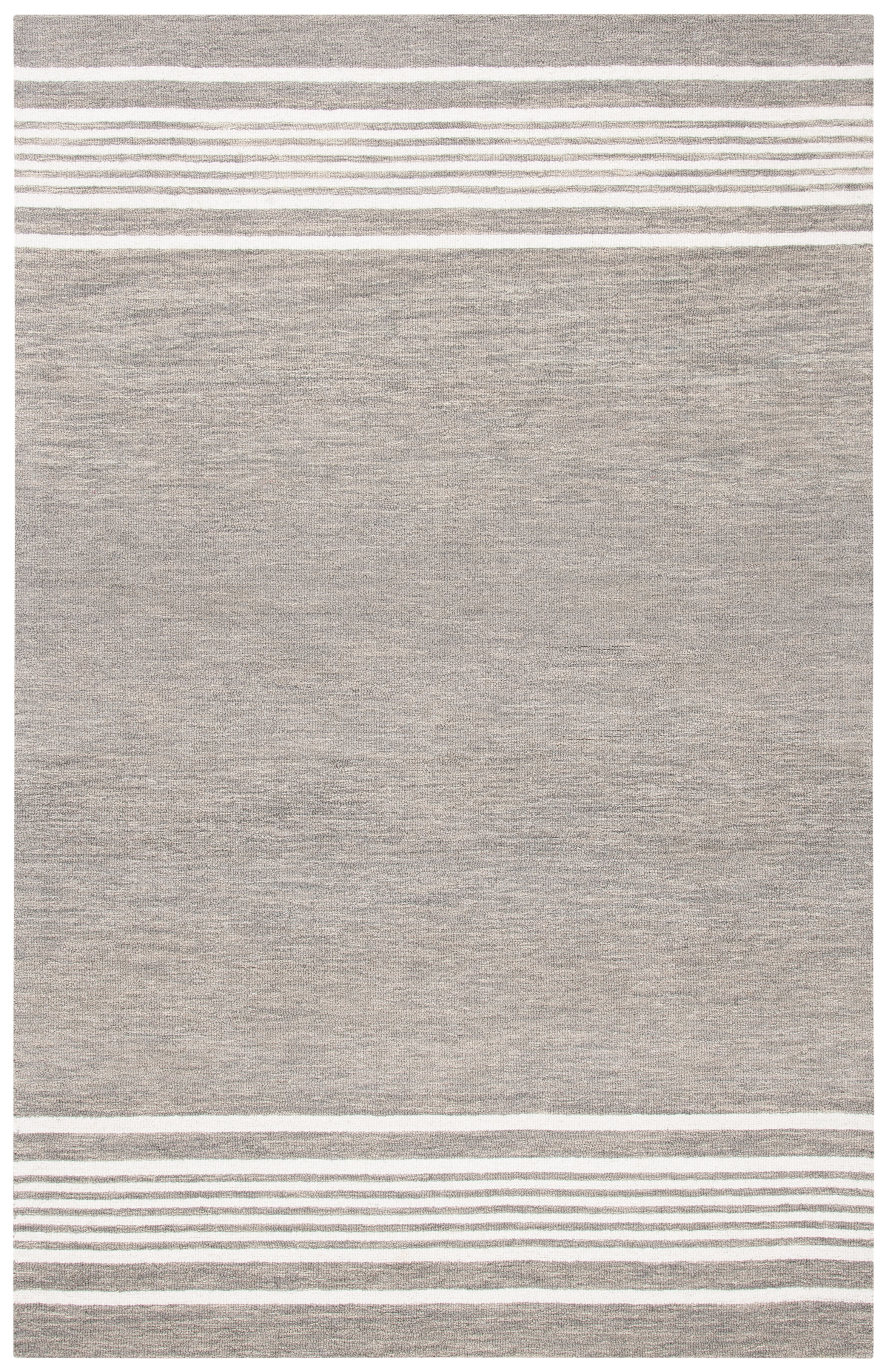 SAFAVIEH Metro Gale Striped Area Rug, Charcoal/Ivory, 6' x 9'