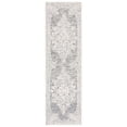 thumbnail image 1 of SAFAVIEH Metro Gertrude Medallion Runner Rug, Ivory/Black, 2'3" x 8', 1 of 8
