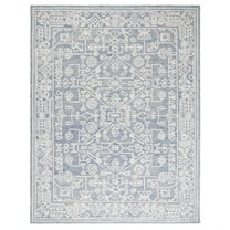 SAFAVIEH Metro Heather Medallion Area Rug, Blue/Ivory, 8' x 10'