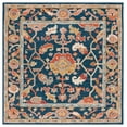 thumbnail image 1 of SAFAVIEH Metro Isi Medallion Area Rug, Navy/Red, 6' x 6' Square, 1 of 8