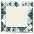 thumbnail image 1 of SAFAVIEH Metro Ivonette Bordered Area Rug, Ivory/Green, 6' x 6' Square, 1 of 8