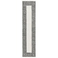 thumbnail image 1 of SAFAVIEH Metro Ivonette Bordered Runner Rug, Ivory/Black, 2'3" x 9', 1 of 8