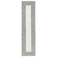 thumbnail image 1 of SAFAVIEH Metro Ivonette Bordered Runner Rug, Ivory/Grey, 2'3" x 9', 1 of 8
