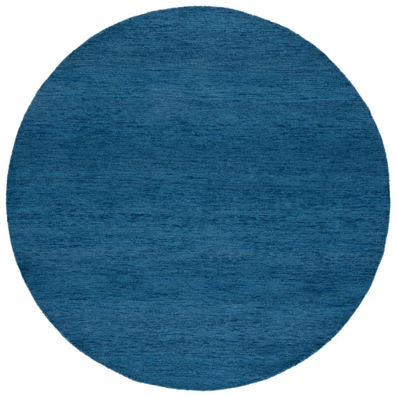 SAFAVIEH Metro Jaymes Distressed Area Rug, Navy, 6' x 6' Round