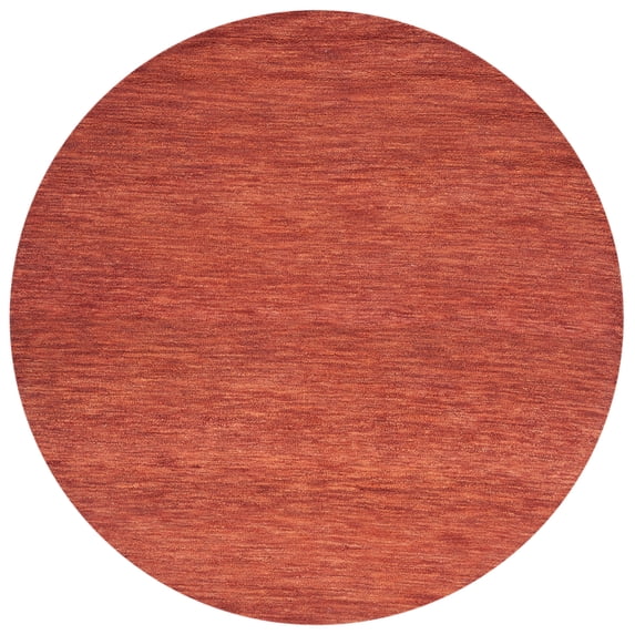 SAFAVIEH Metro Jaymes Distressed Area Rug, Rust, 6' x 6' Round