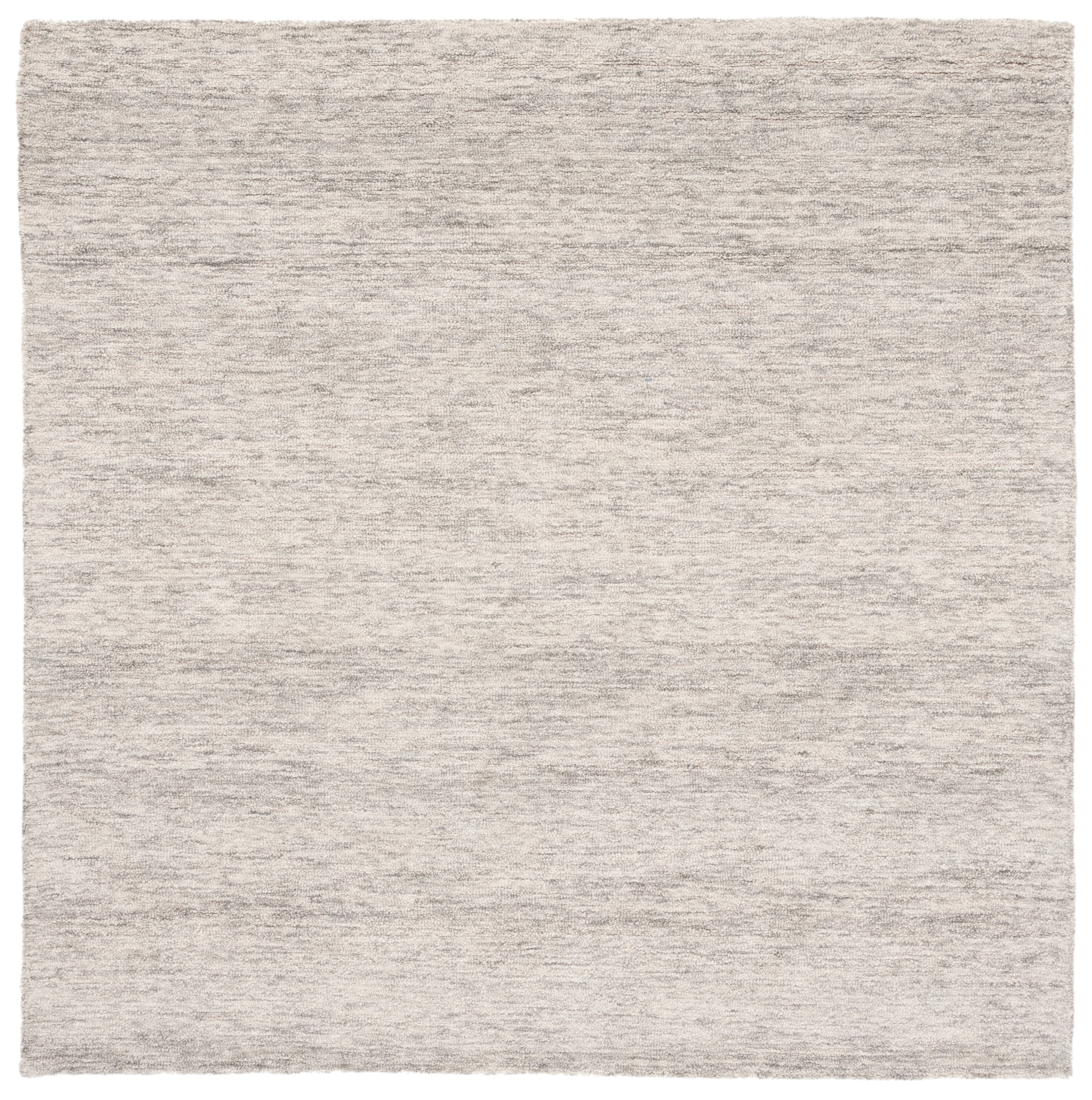 Sage and Ivory Hand-Tufted Wool Square Area Rug, 6' x 6'