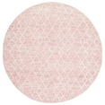 thumbnail image 1 of SAFAVIEH Metro Jenny Diamond Area Rug, Pink/Ivory, 6' x 6' Round, 1 of 8