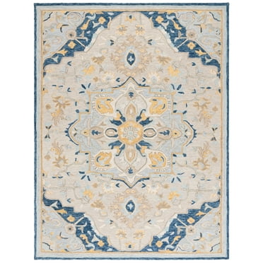 SAFAVIEH Metro Jerri Medallion Area Rug, Beige/Grey, 8' x 10'