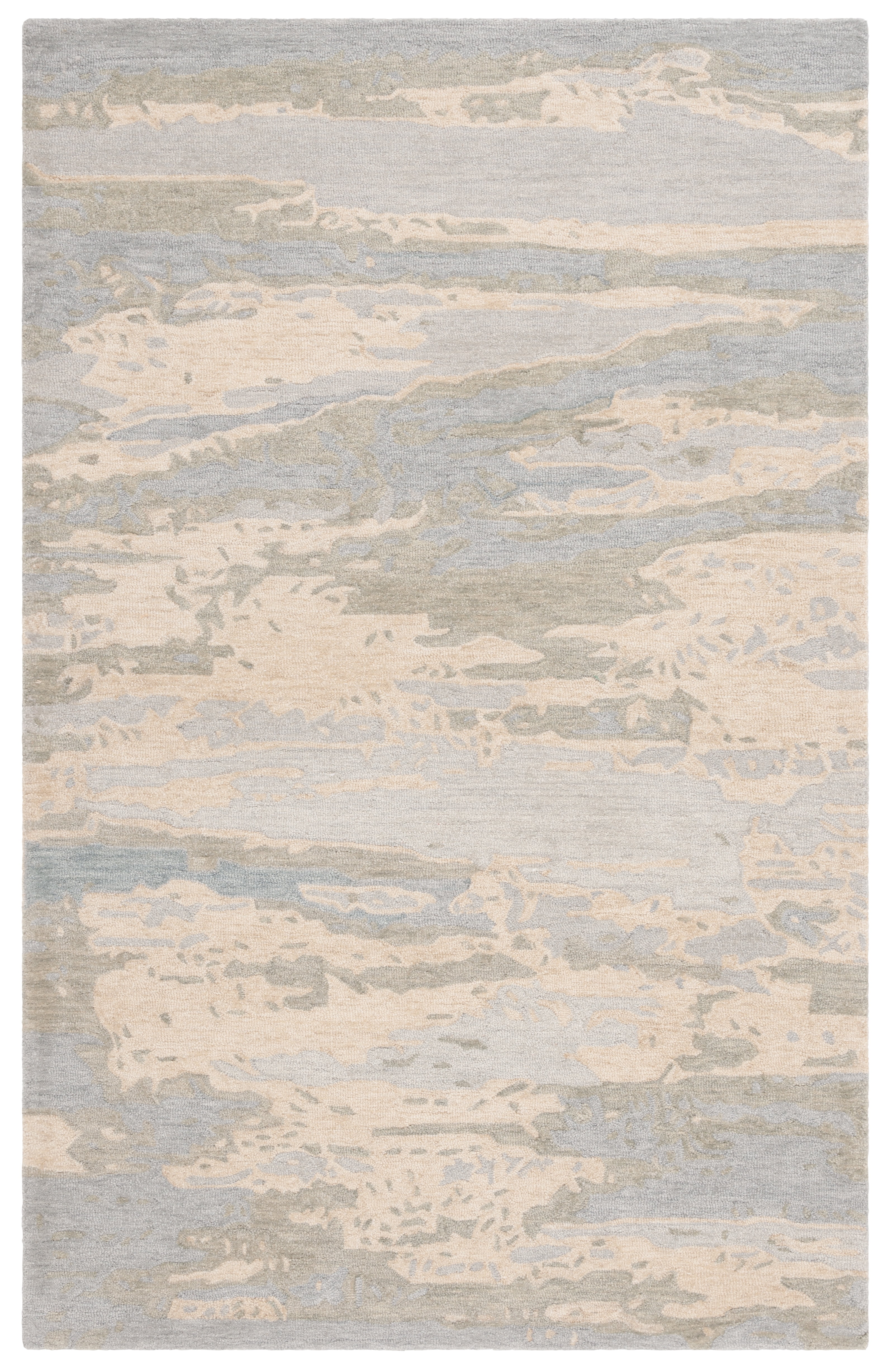 SAFAVIEH Metro Jessy Camo Area Rug, Blue/Ivory, 5' x 8'