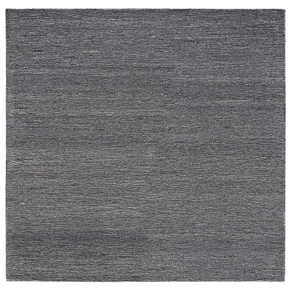 SAFAVIEH Metro Jocin Distressed Area Rug, Black/Ivory, 6' x 6' Square