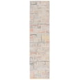 thumbnail image 1 of SAFAVIEH Metro Jules Geometric Runner Rug, Grey/Rust, 2'3" x 9', 1 of 8